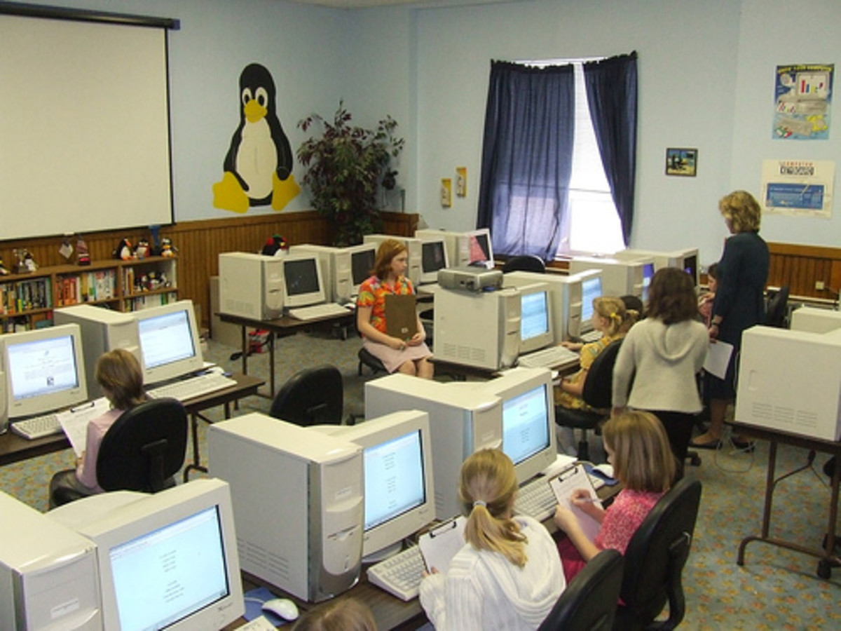 Some elementary school teachers specialize in computers.