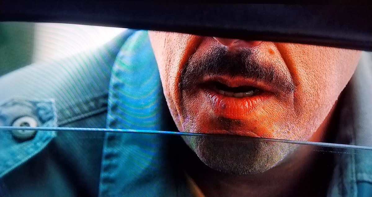 I think I could have gone my whole life without seeing a closeup shot of Sandler's mouth mumbling nonsense. But thanks, movie... I guess?