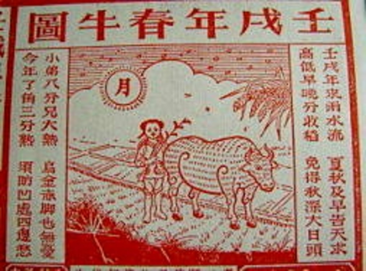 Spring Ox & Cowherd Picture in Chinese Almanac Calendar HubPages