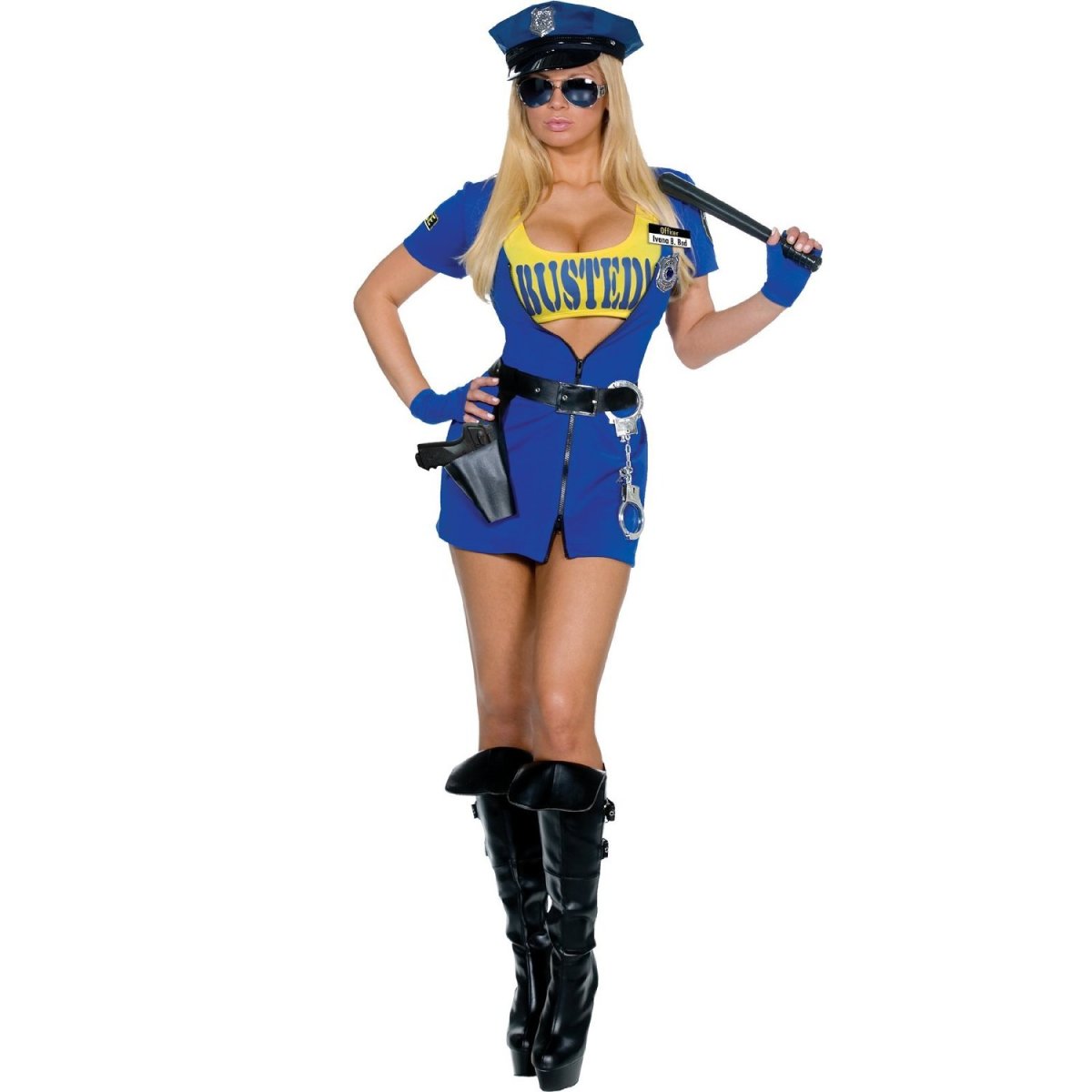11 Piece womans police costume