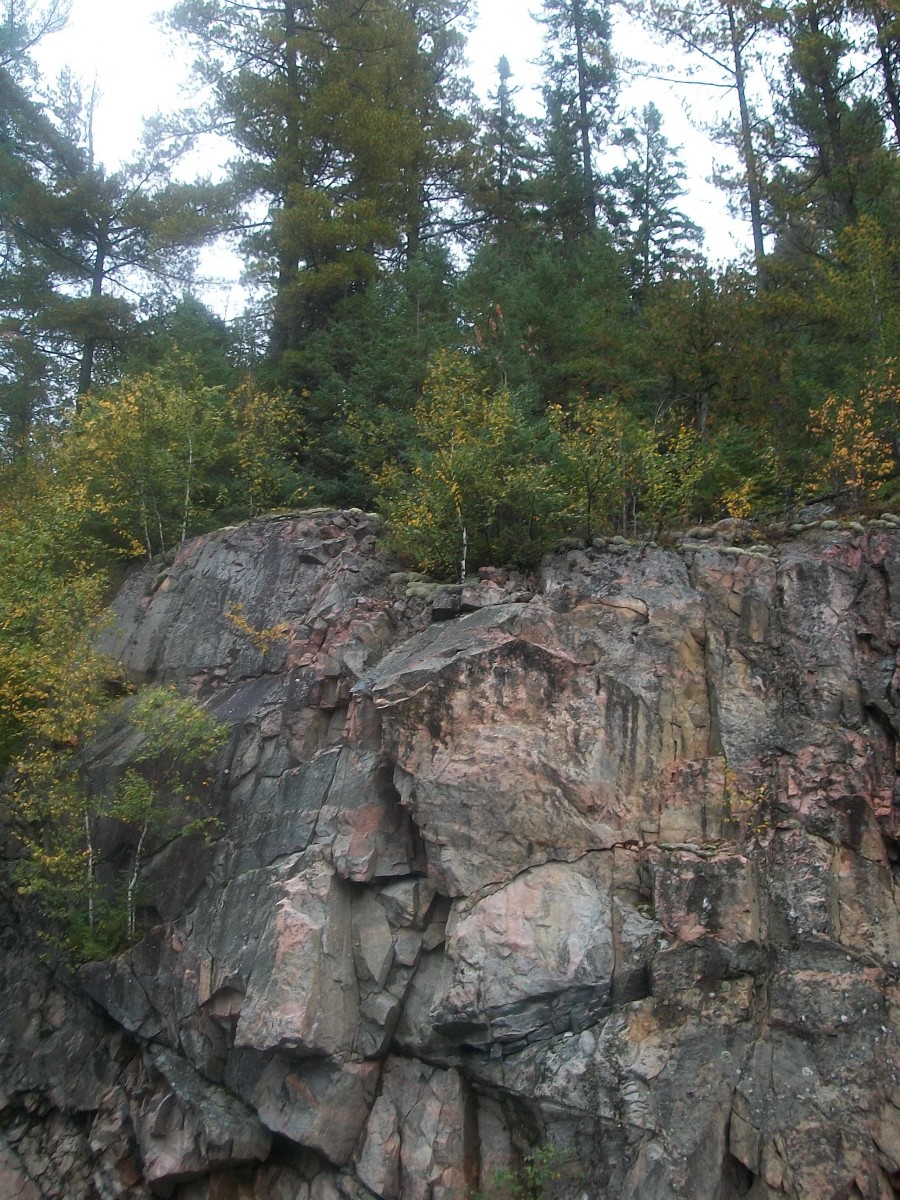 Canadian Shield terrain in Northern Ontario