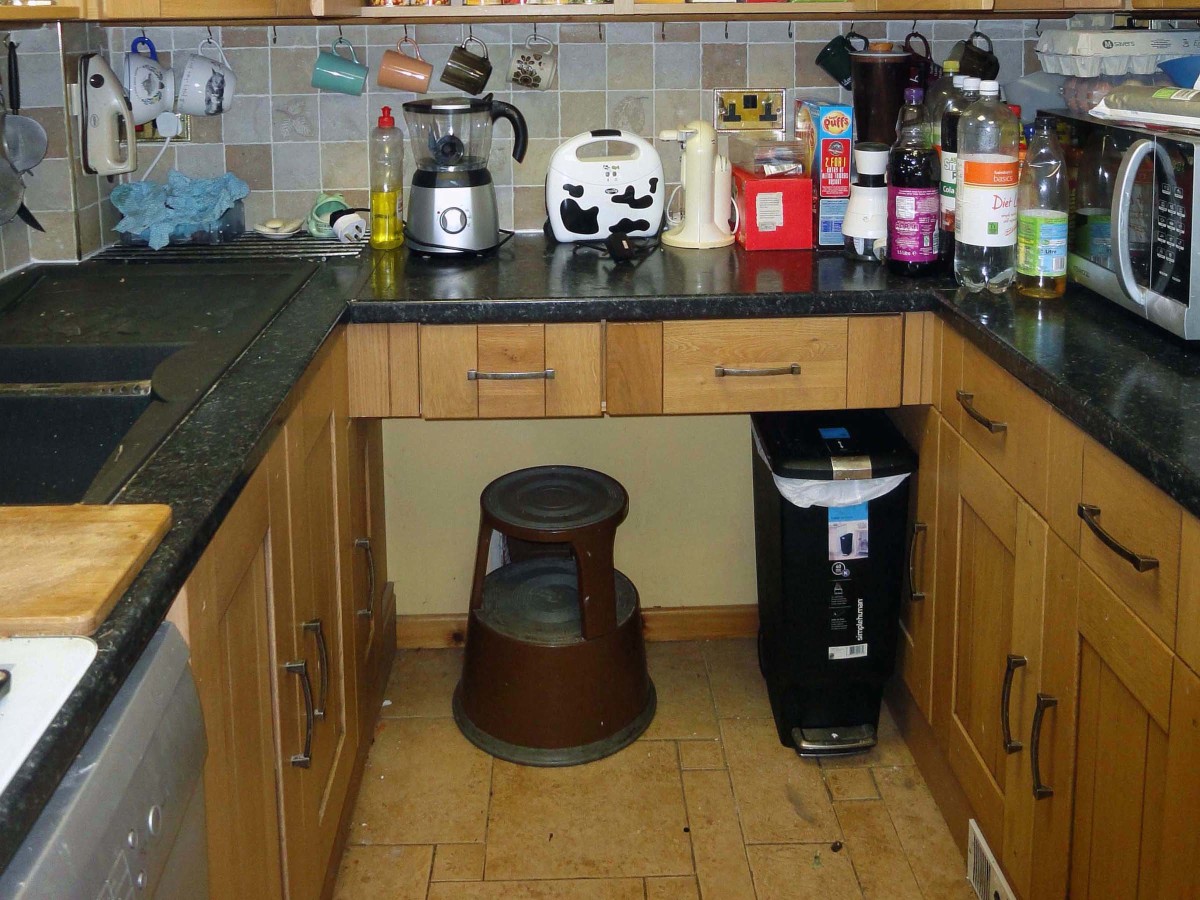 How To Make Space Saving Shelving Under an Open Kitchen Worktop HubPages