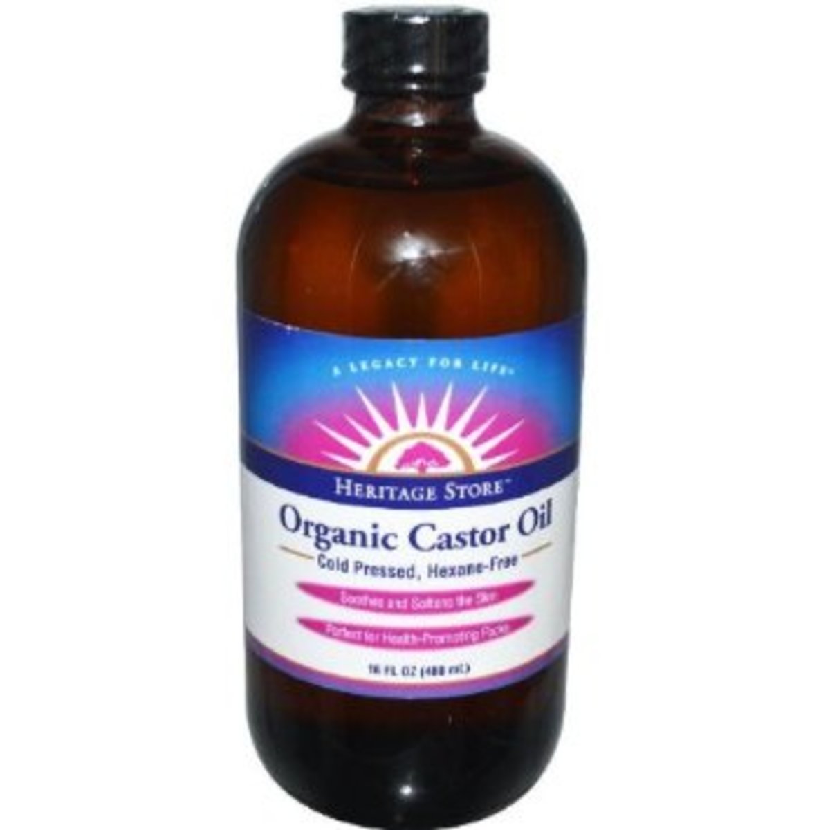 What I used: Heritage Organic Castor Oil 