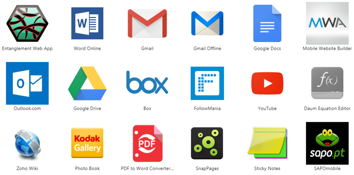 Google apps for Chrome browser fall under the general purpose type of application software