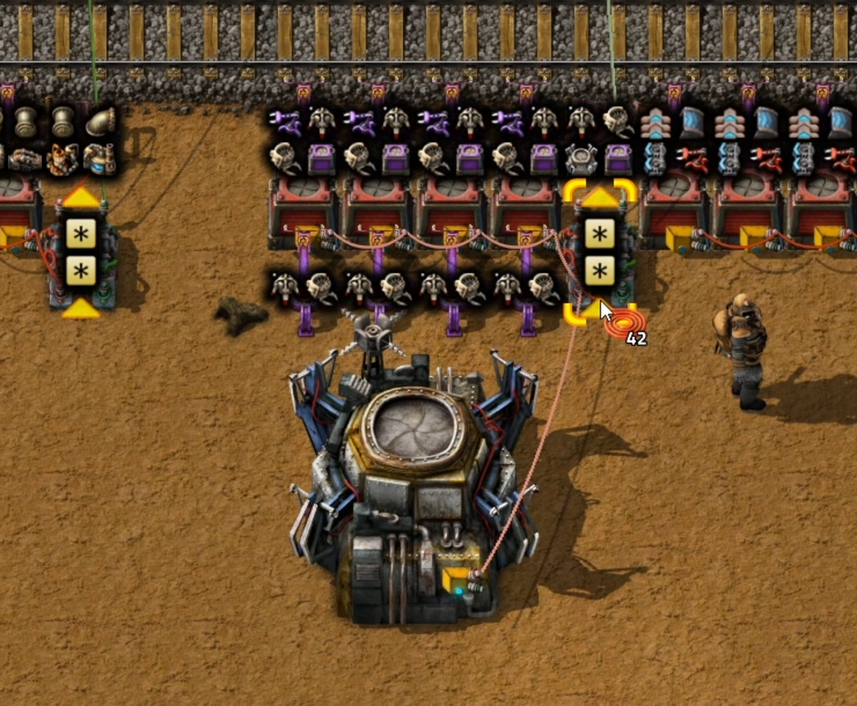 Connecting the roboport to the combinator