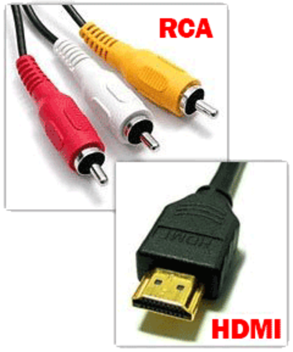 RCA & HDMI cables