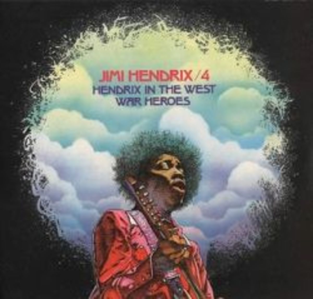 Jimi Hendrix 4 "Hendrix In The West" & "War Heroes" Barclay Records 80.587 -- Barclay Records 80.588 12" 2 LP Vinyl Record Set (1975) French  Pressing