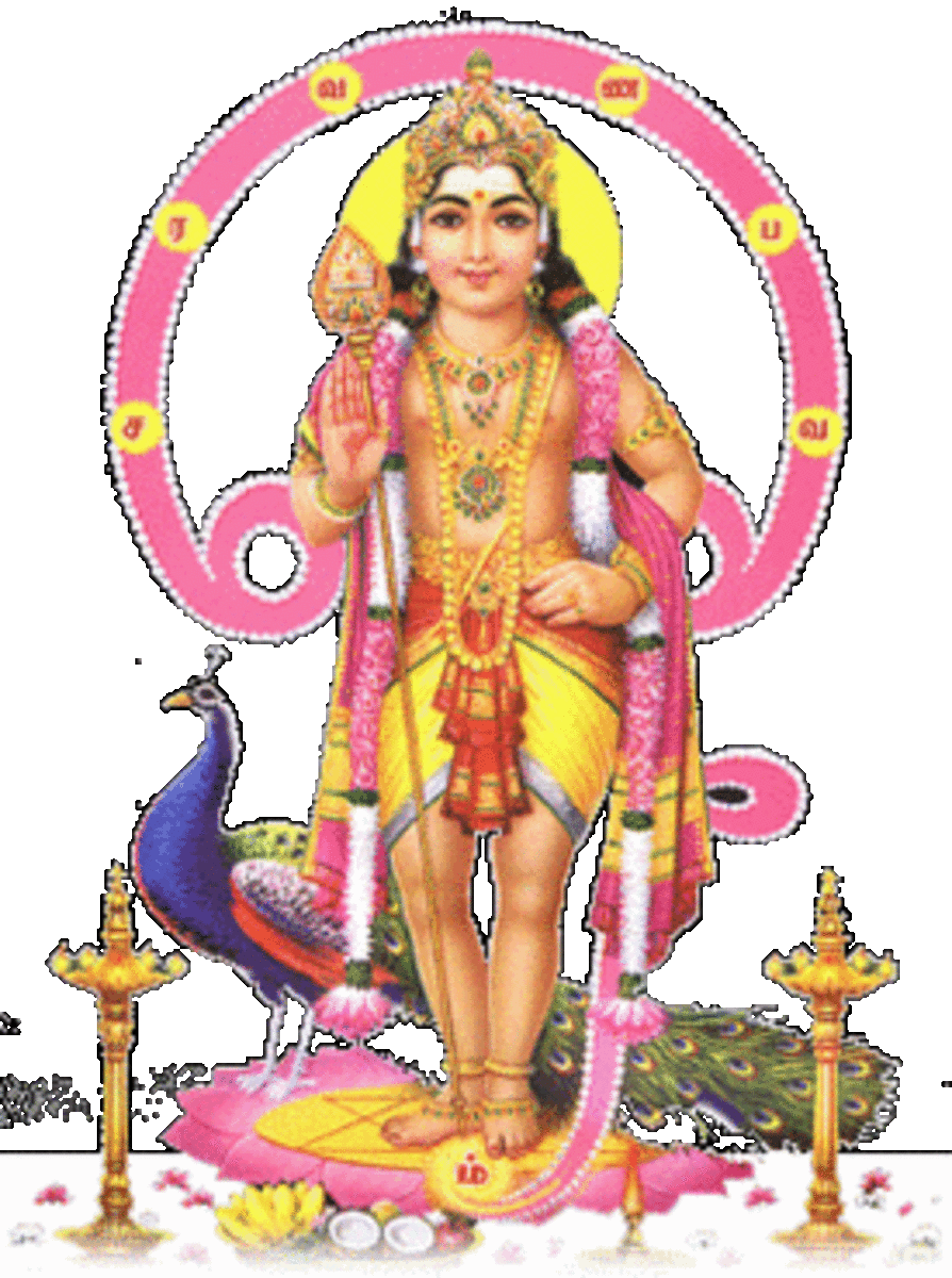 Lord Muruga and His Six Abodes in Tamil Nadu, India