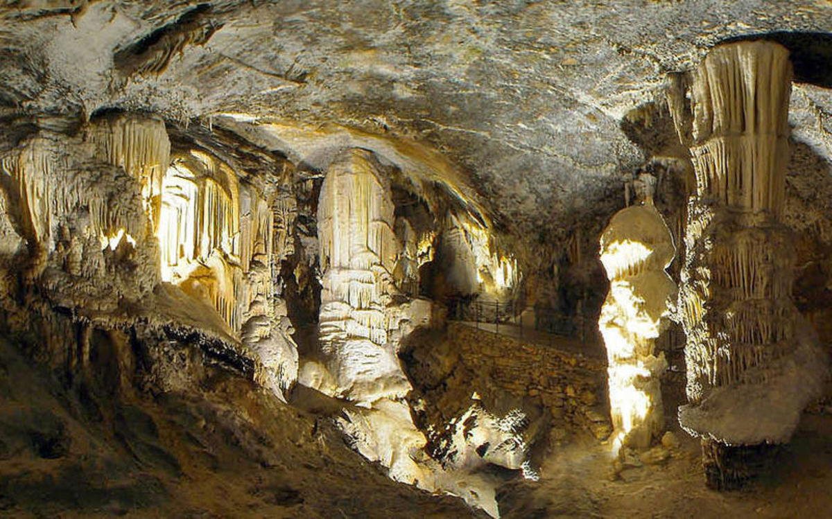 Part of the Postojna Cave which olms helped make famous. 