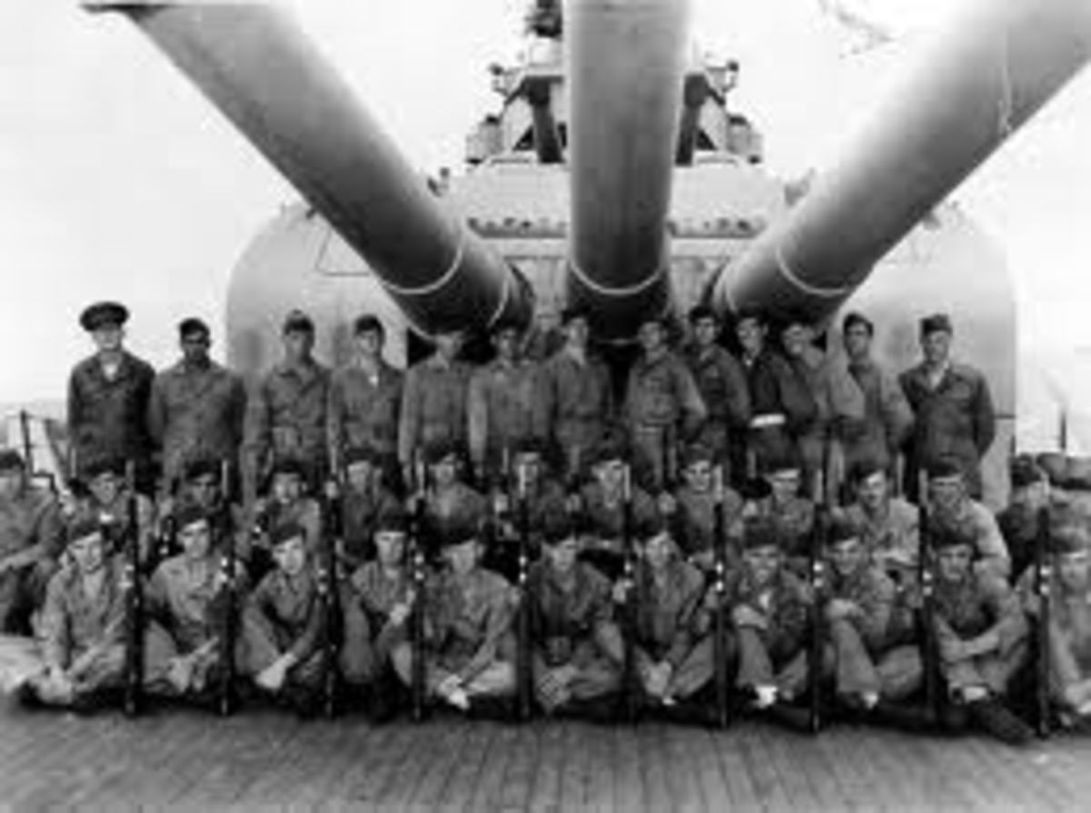 USS Indianapolis. The Indianapolis sank and only 342 men survived the horrific shark attacks that occurred on the men in the water. 