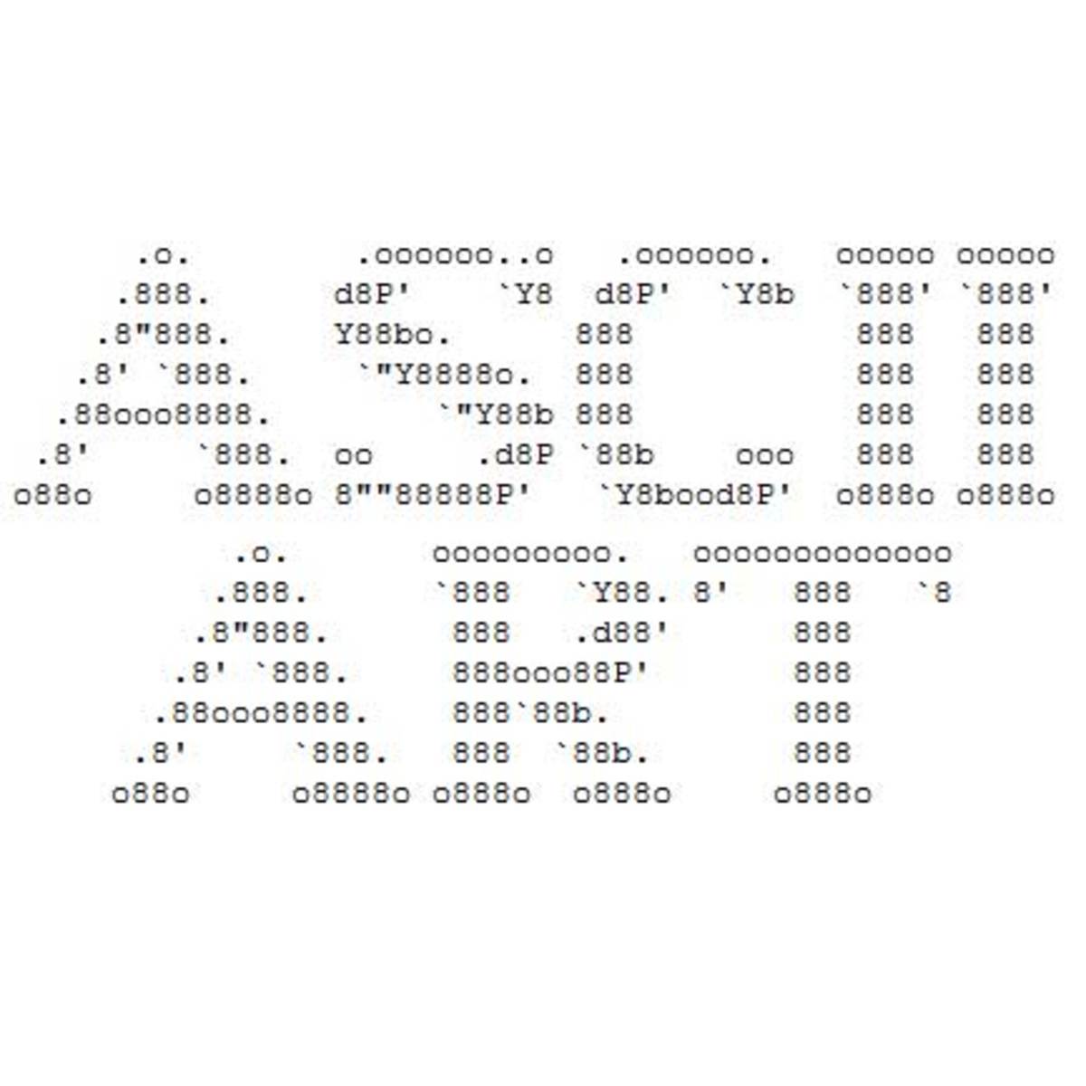 ascii art toy easy