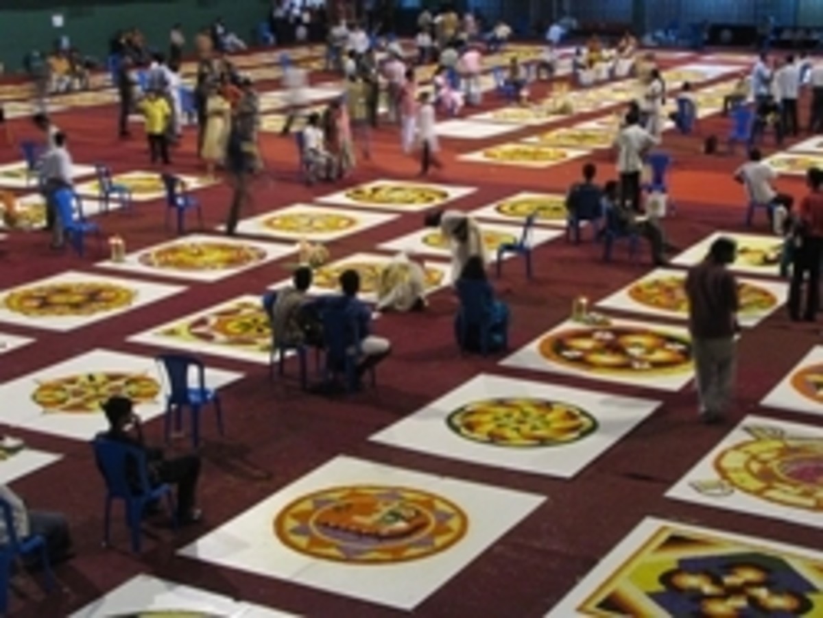 Onam Pookalam Competition