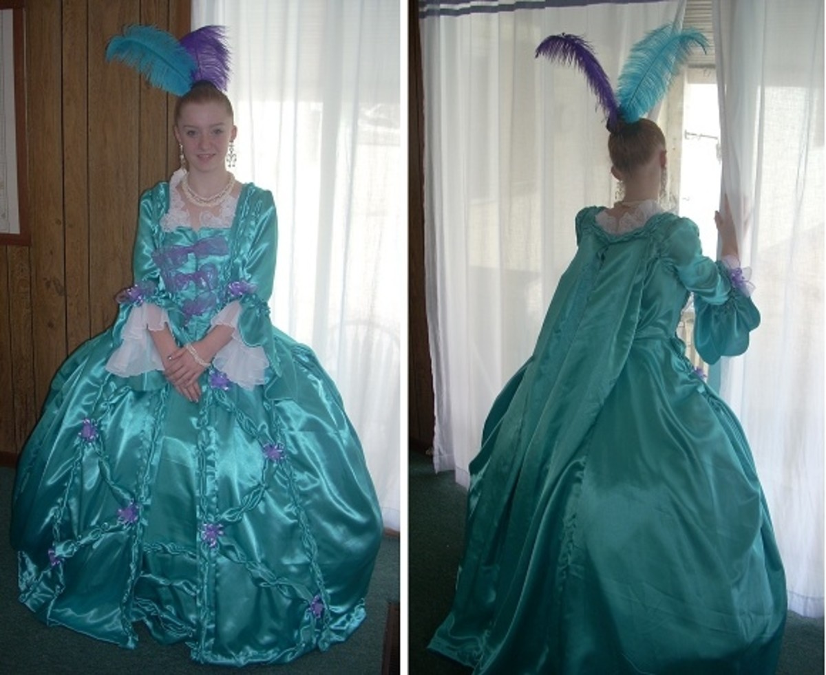 Completed 18th Century Dress