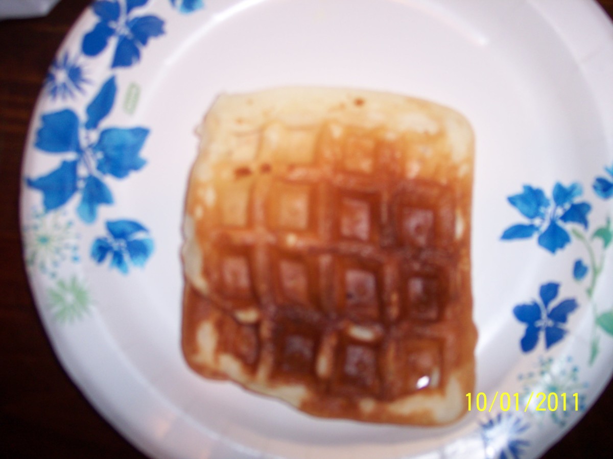 How To Make Cambodian Khmer Sweet Coconut Waffles Recipe