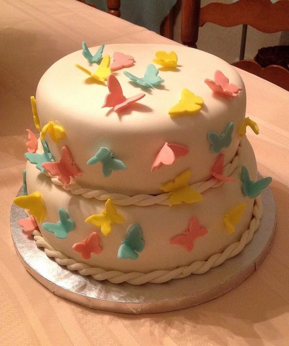 butterfly birthday cakes