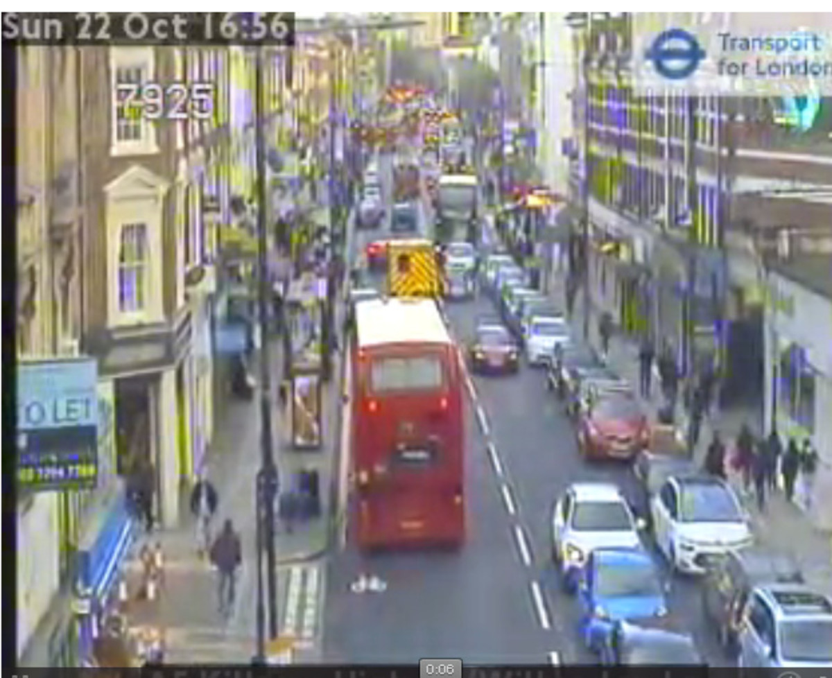 My previous high-street location in Earls Court, London, UK.