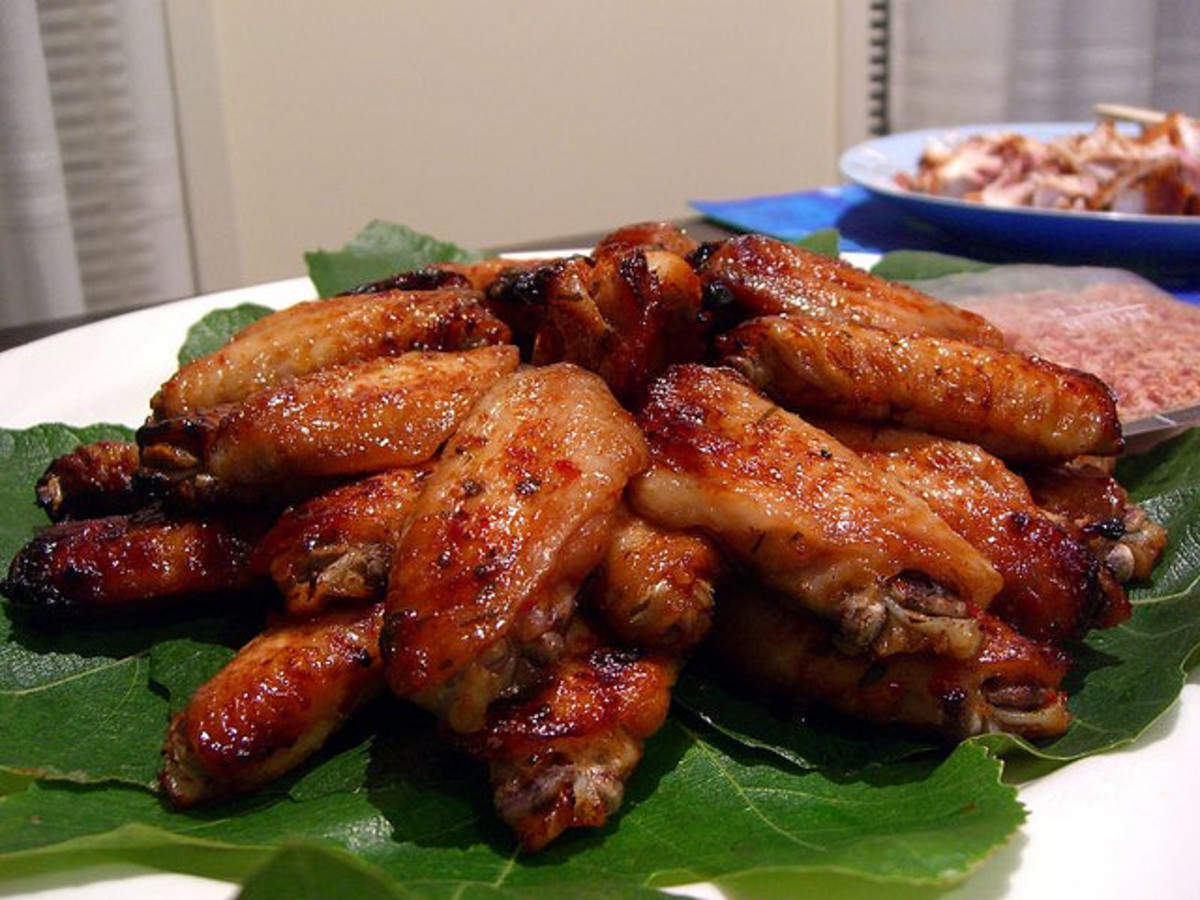 Grilled Wings with Sauce