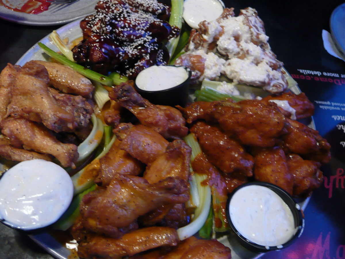 Smorgesbord of Chicken Wings