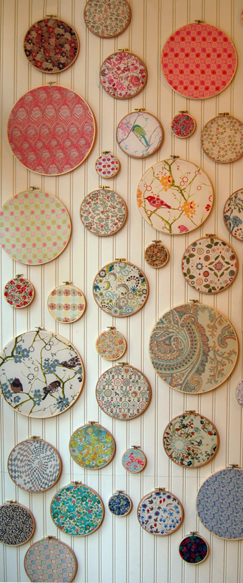 embroidery hoop decor