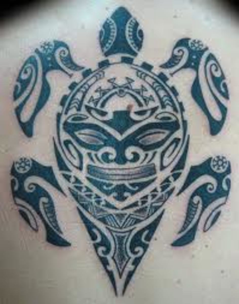 Полинезийская черепаха тату