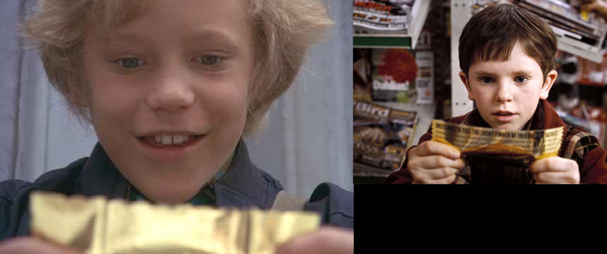 The two versions of Charlie Bucket
