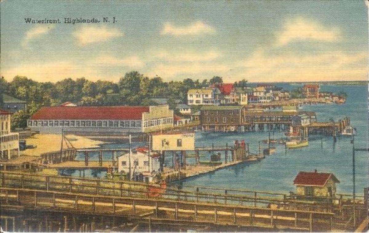 New Jersey NJ postcard Neptune, Fitkin Memorial Hospital linen