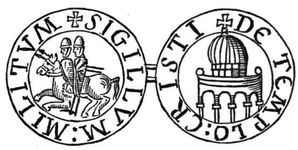 This is the official seal of the Knights Templar Active 1119-1312