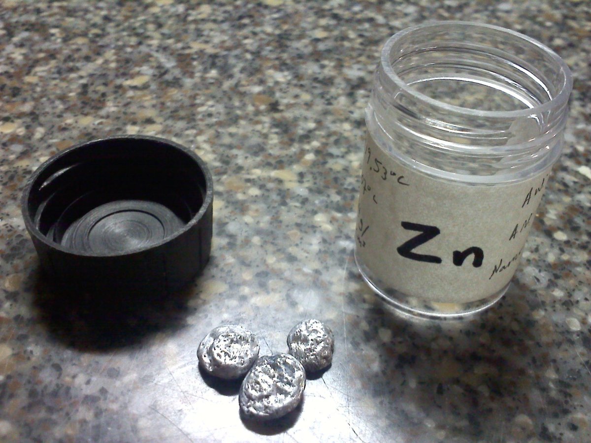 Elemental Zinc (Three Penny Cores)