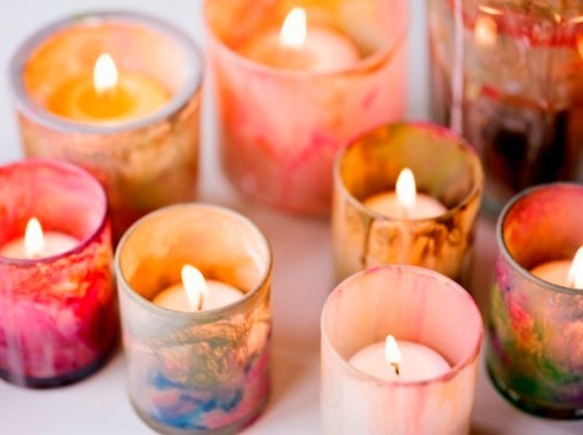 Colored candles