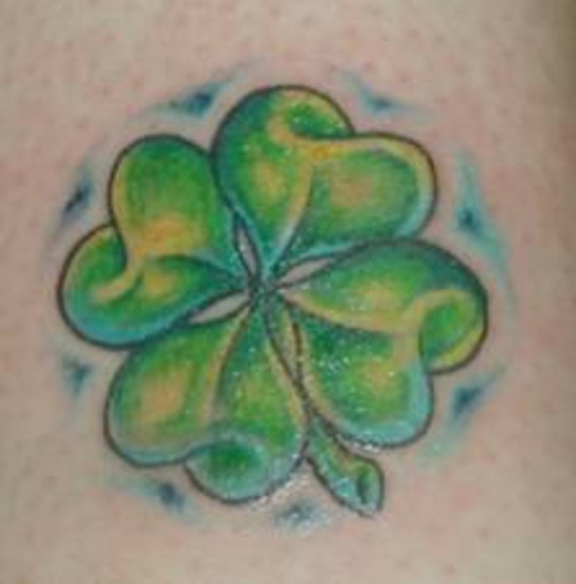 Four Leaf Clover Tattoo Designs And Meanings; Four Leaf Clover Tattoo Ideas