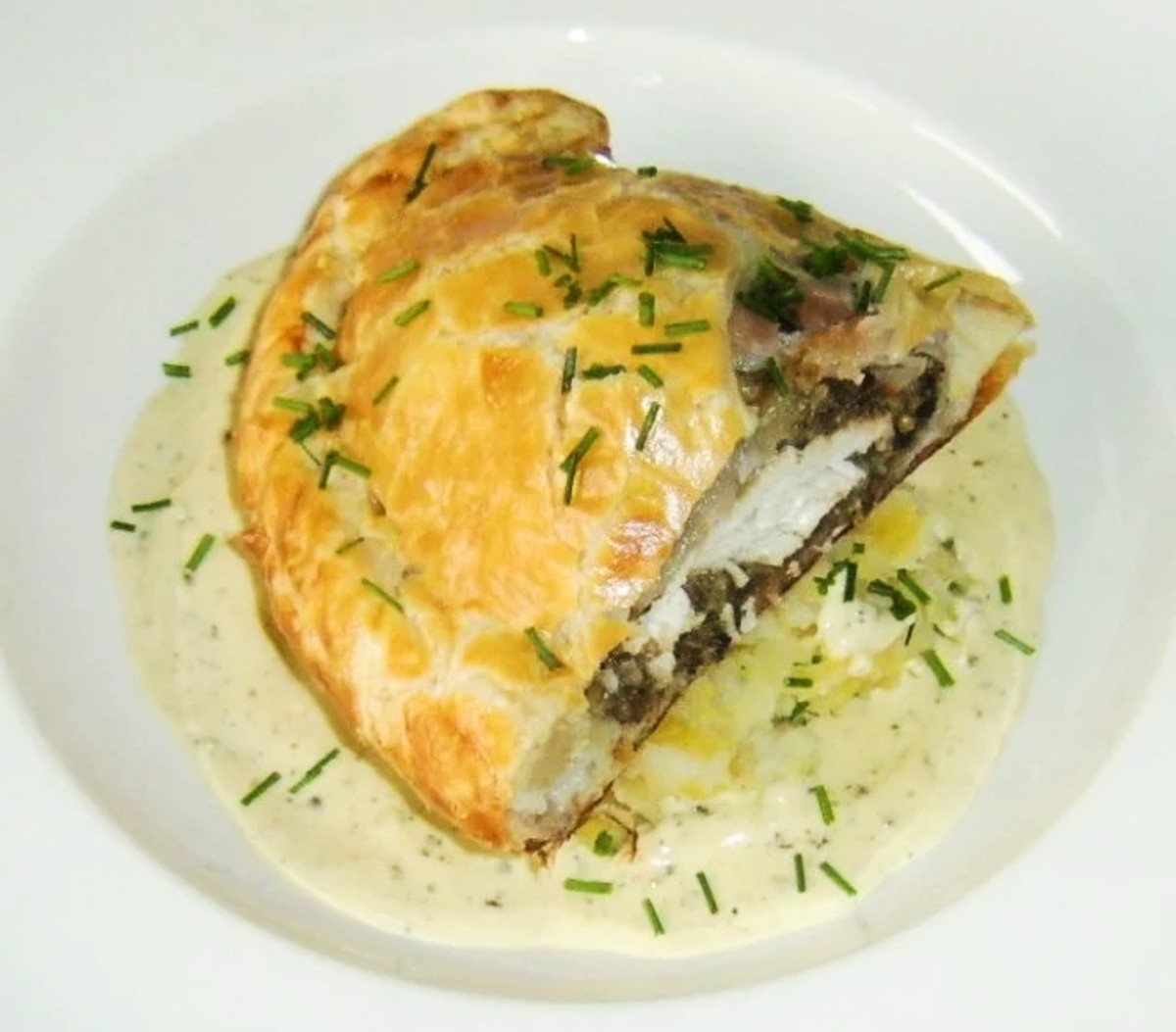 Balmoral Chicken Pasty With Clapshot and Peppercorn Sauce Recipe