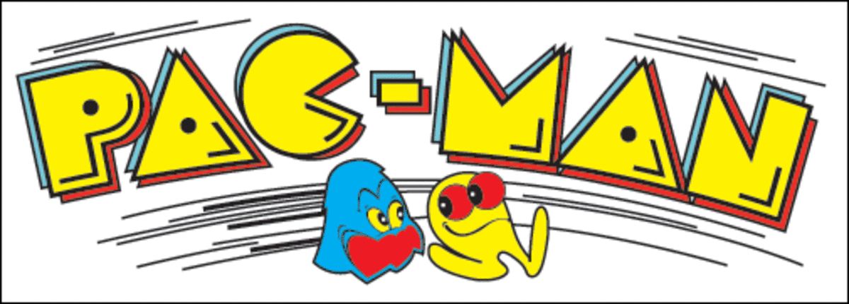 Original PacMan Cabinet Marquee