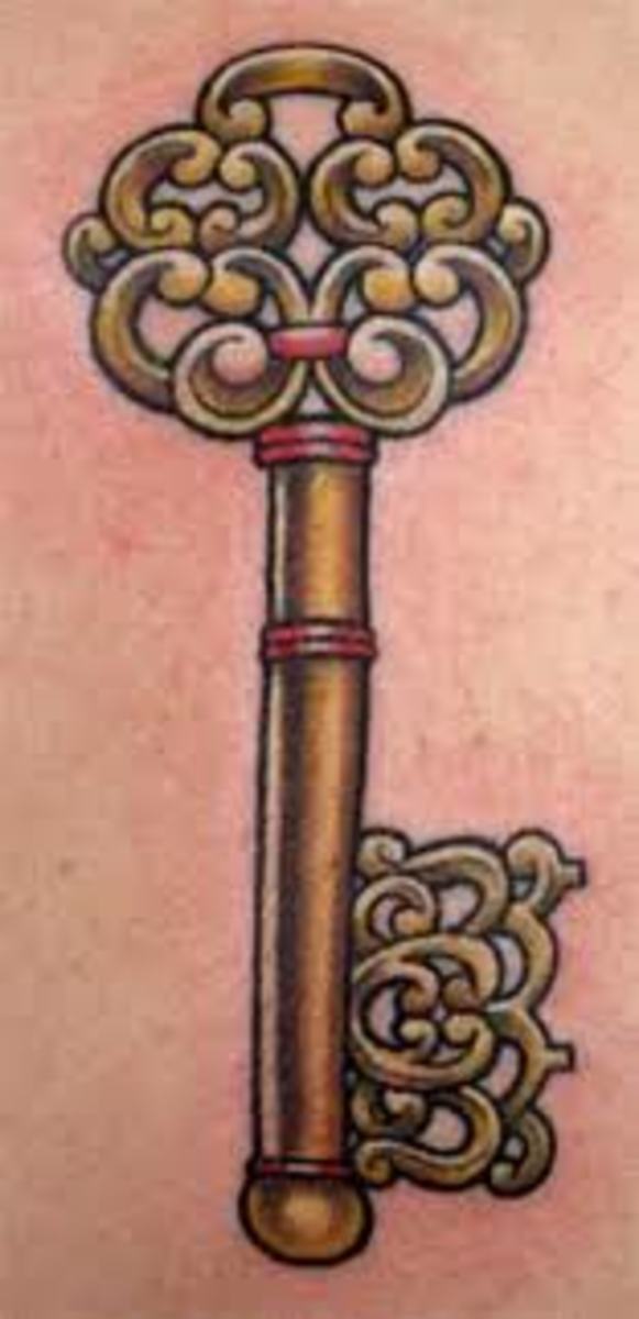 Wooden skeleton key tattoo | Key tattoo designs, Skeleton key tattoo, Key  tattoo