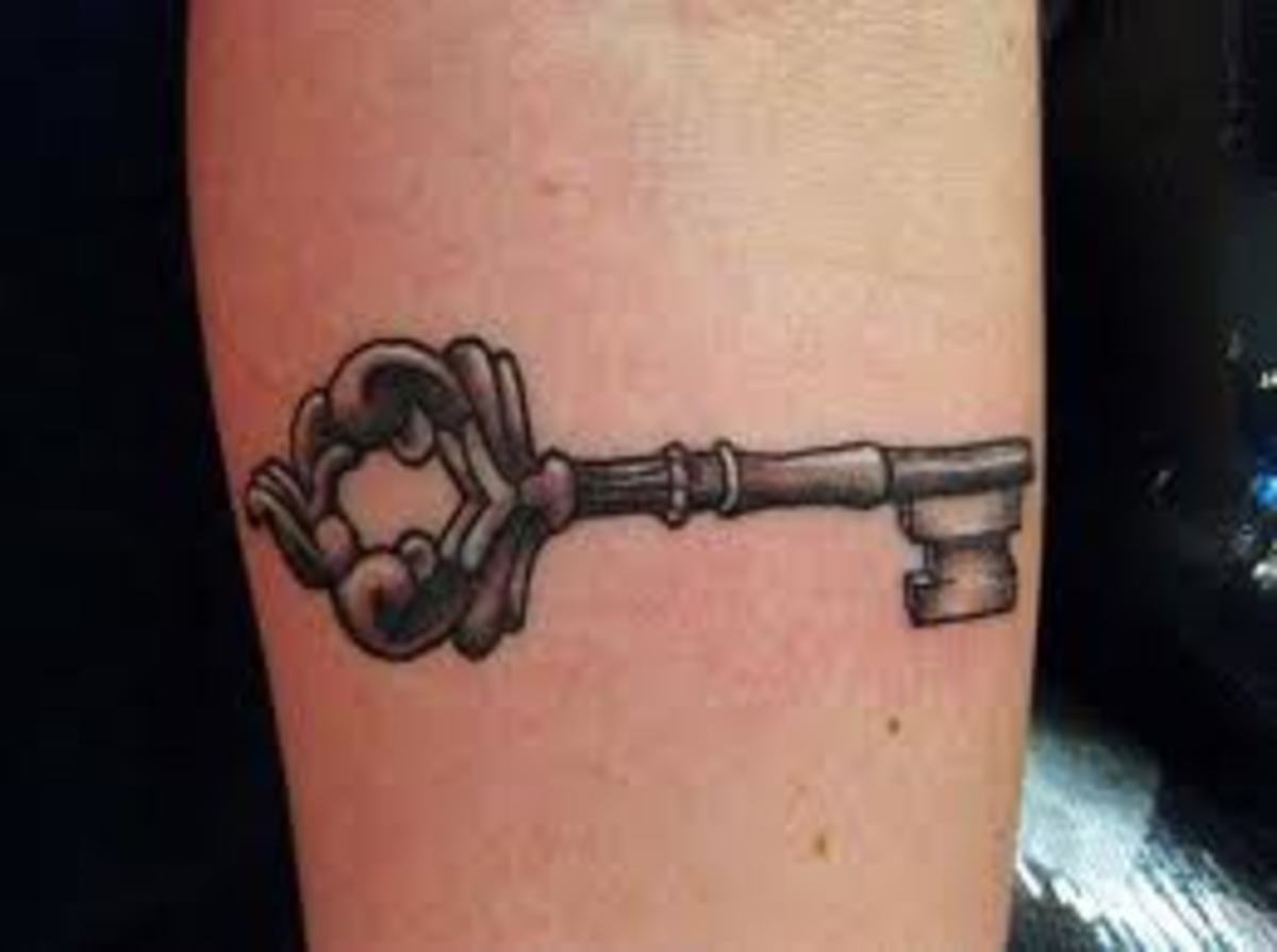 Key Tattoos and Designs-Key Tattoo Meanings And Ideas-Key Tattoo Gallery
