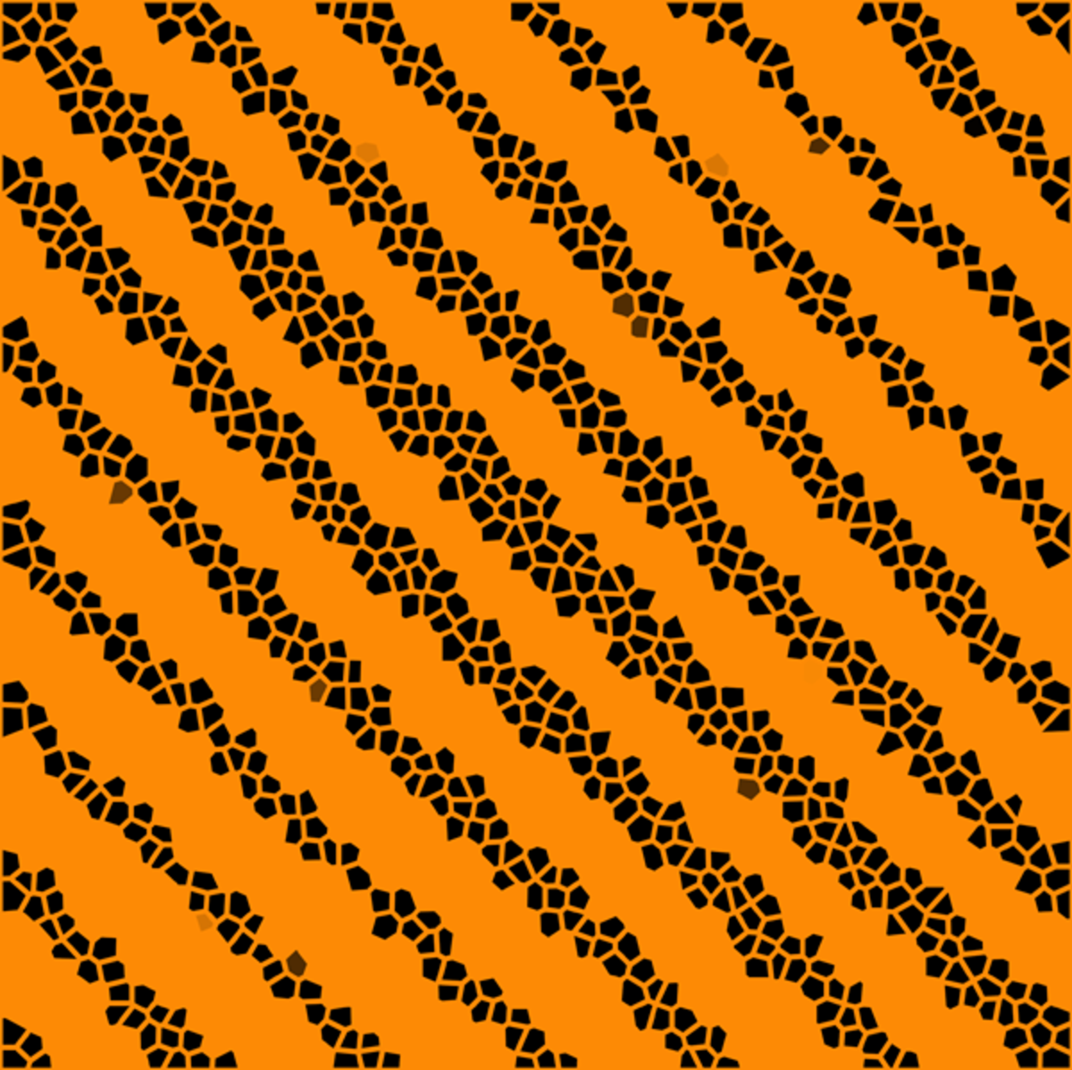  Orange and black Halloween pattern.