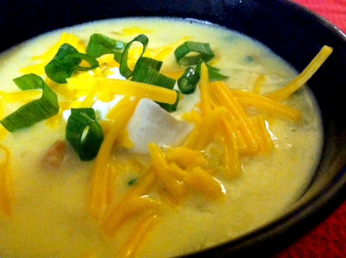 Easy-Cheesy Loaded Baked Potato Soup