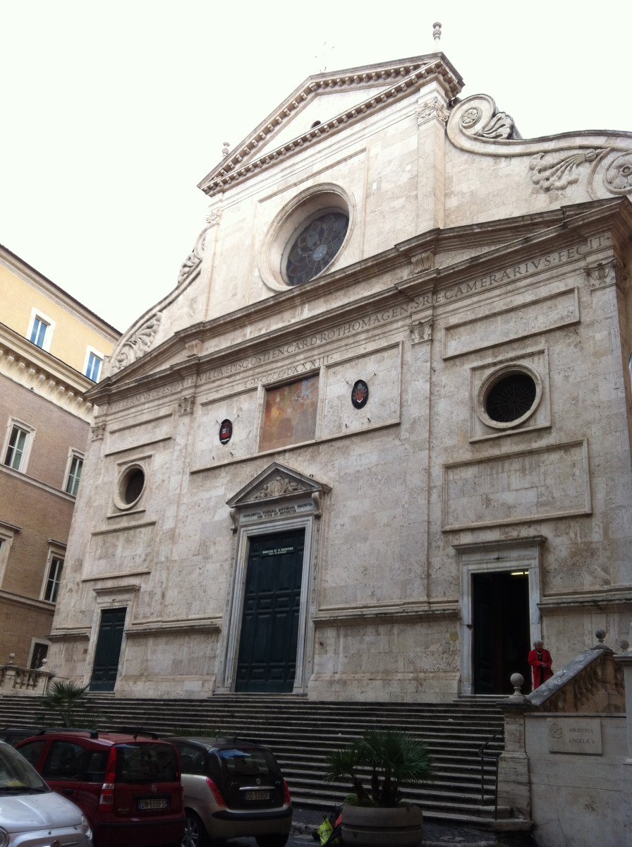 The Basilicata di Sant Agostino in Campo Marzio, Rome.