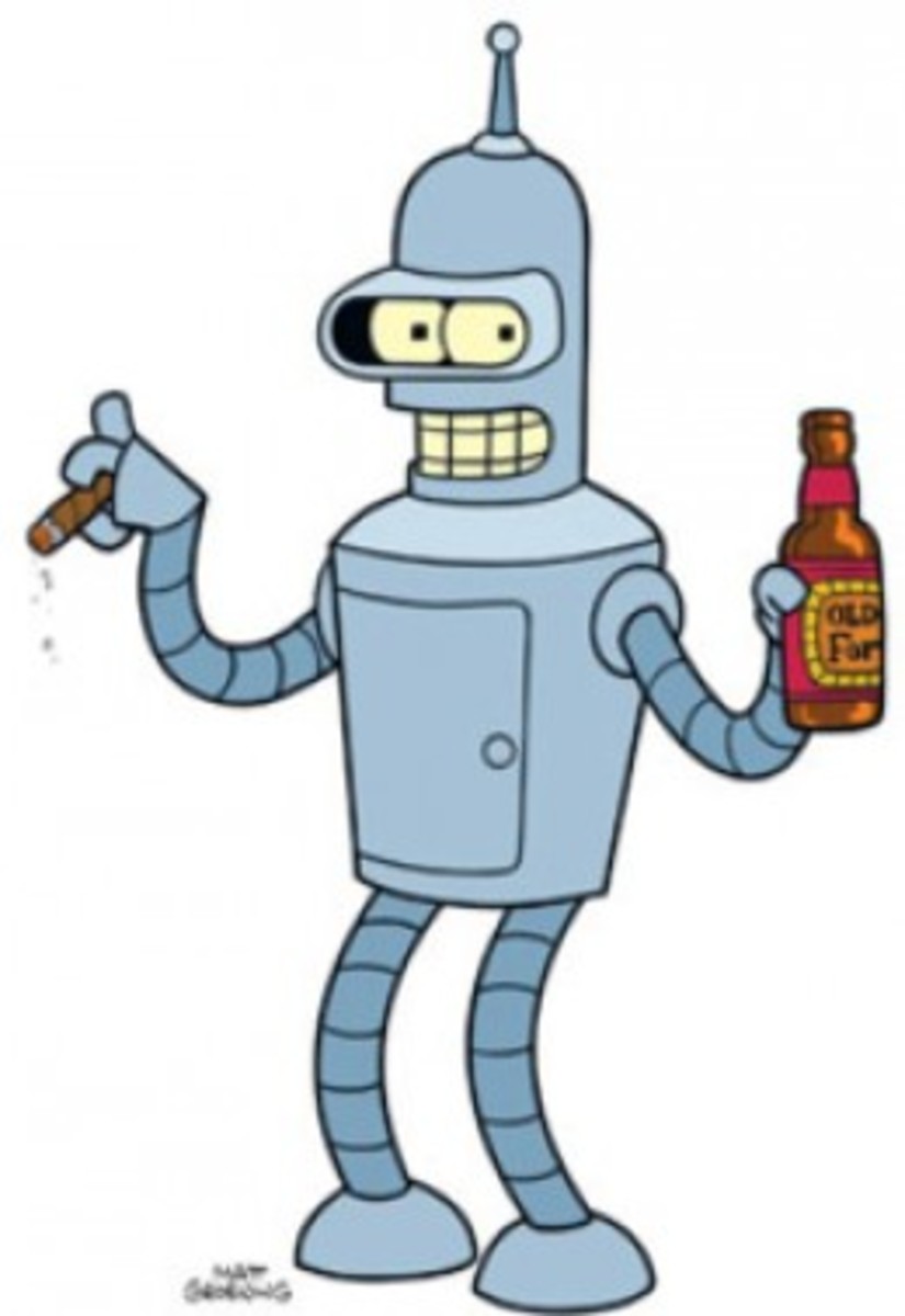 Bender from Futurama 