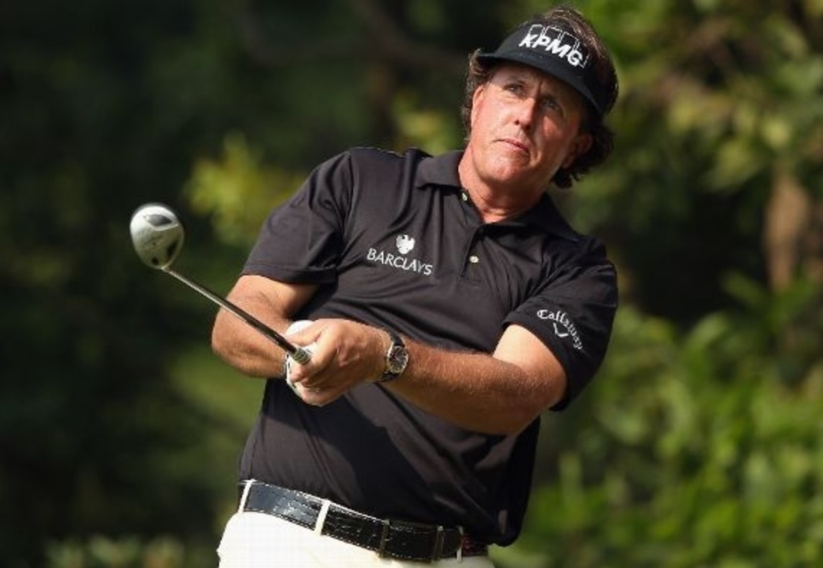Phil Mickelson at the WGC HSBC Champions