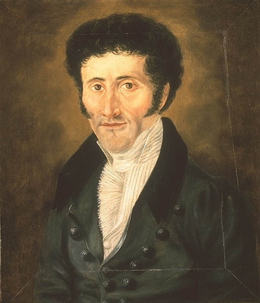 Photo of famed German author, Ernst Theodor Wilhelm Hoffmann. He wrote the 1816 short story Der Sandmann which was featured in his 1817 book Die Nachtstücke (The Night Pieces). 