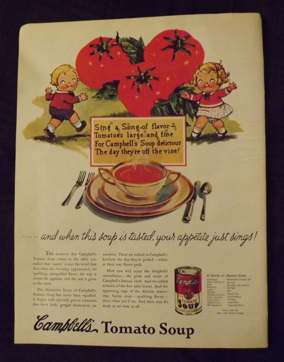 1976 Campbell's Tomato Soup Ad Sold for $12.48