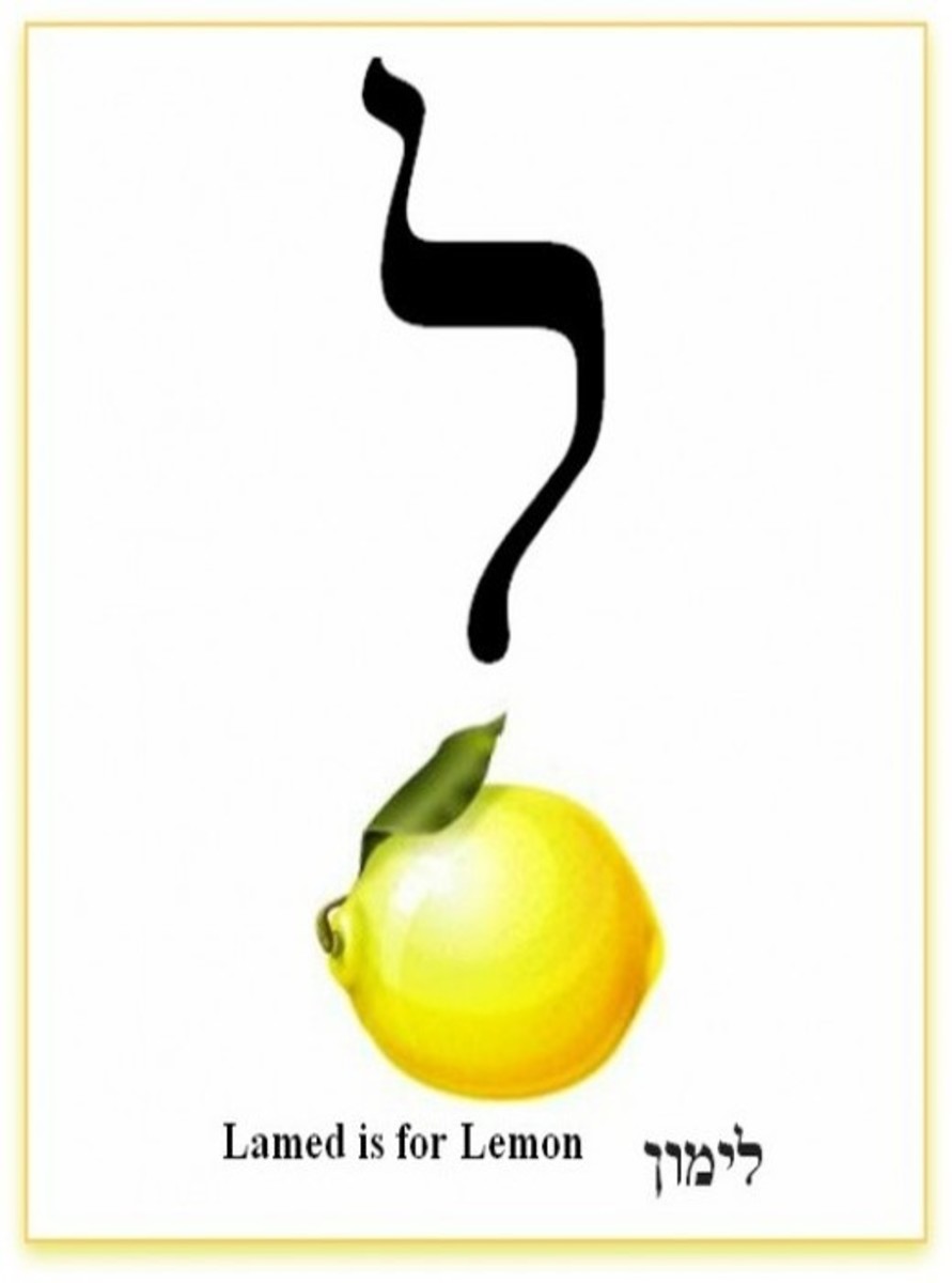 The Hebrew Alphabet Letter Lamed – האלפבית אוֹת למד