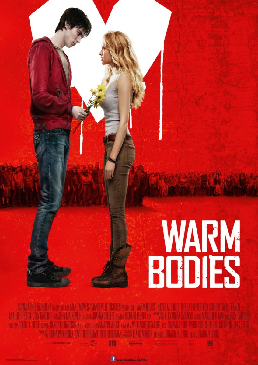 Warm Bodies is a romantic movie about coming to life for love. Warm Bodies is a romantic movie about coming to life for love.