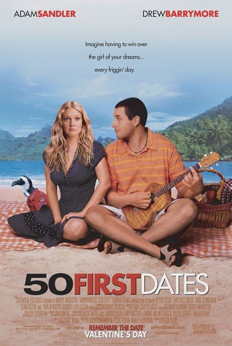 50 First dates is a romantic comedy about discovering one another again... and again... and again. 50 First dates is a romantic comedy about discovering one another again... and again... and again.
