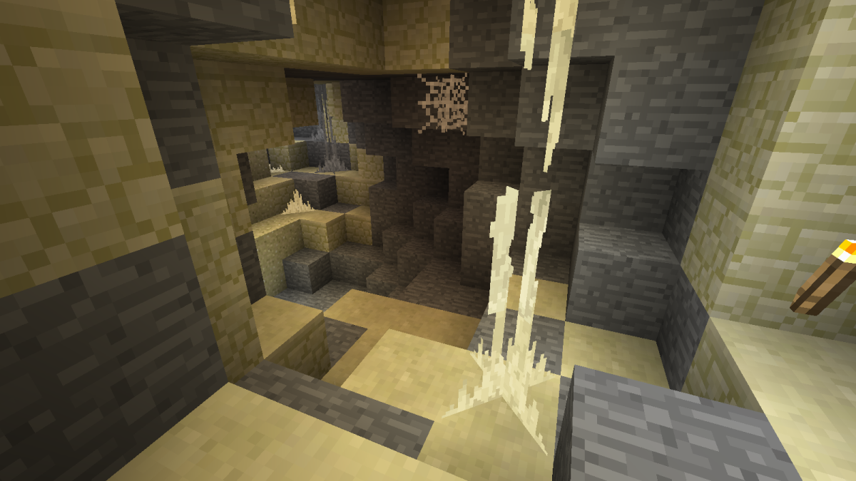Desert caves are one of the more heavily improved cave systems.
