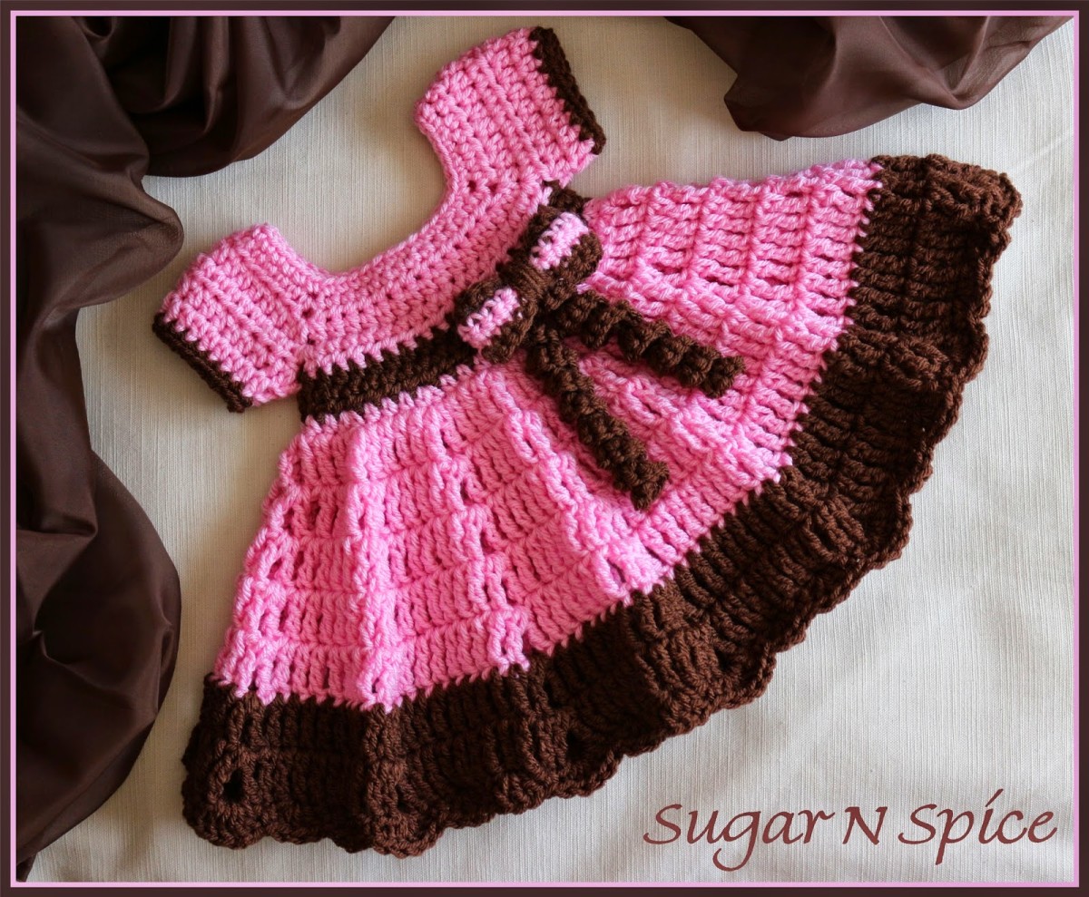 Free Baby Girl Toddler Crochet Dress Patterns from Worsted Weight Yarn