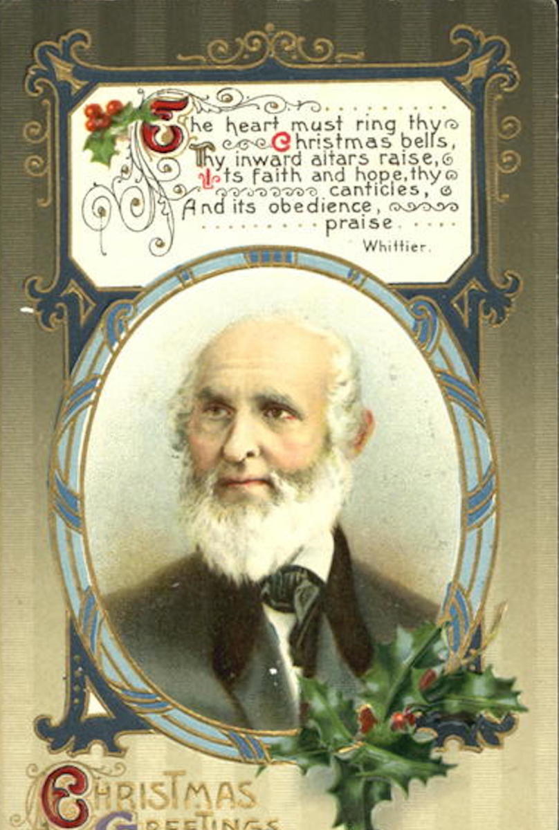 John Greenleaf Whittier - Christmas Card
