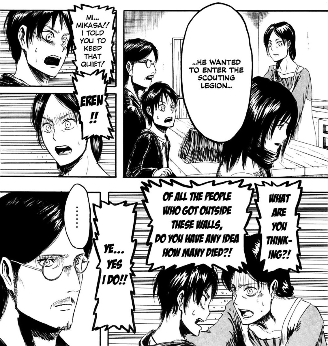 Seventeen Shingeki No Kyojin Attack On Titan Facts About Eren Yeager Hubpages Eren's long hair in chapter 90 reminds me of the first draft storyboard of the manga. on titan facts about eren yeager