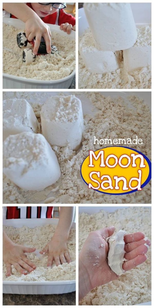 How to Make Homemade Moon Sand
