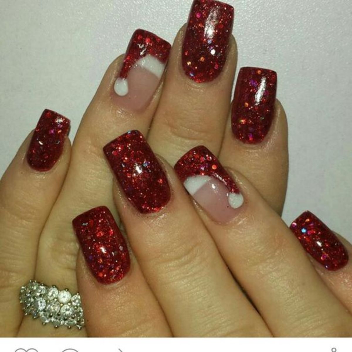 Nail designs christmas 50 Festive